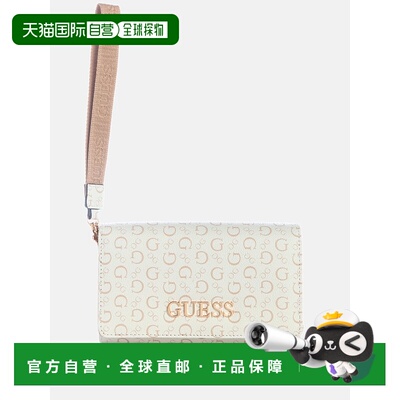 自营guessEldoria Logo Phone Organizer - white 美国奥莱直发