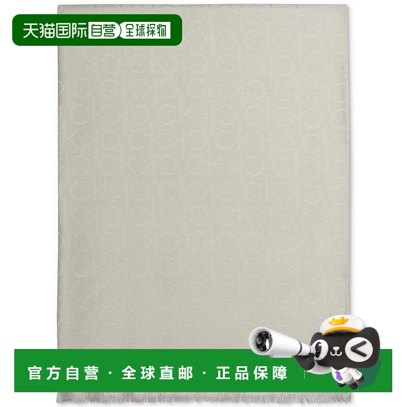 【美国直邮】calvin klein 通用 帽子羊绒围巾百搭时尚字母潮流