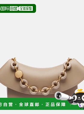 1h可退 香港直邮潮奢 LOEWE 罗意威 女士 Ola 中号皮革肩包斜挎包