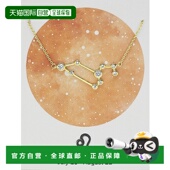 forever leo When Align sterling 金色 Stars 星座项链