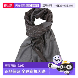 香港直邮GUCCI 女士羊毛真丝围巾围脖165904-3G646-1264