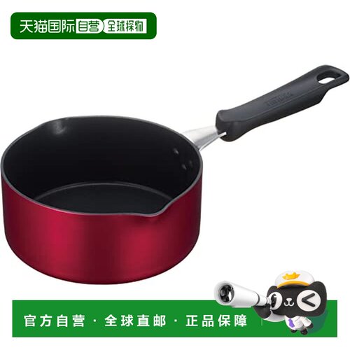 日本直邮Thermos膳魔师 Durable系列单柄锅 16cm 红色 KNA-01
