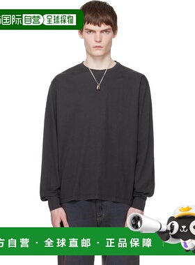 1h可退 香港直邮潮奢 Our Legacy 男士 黑色 Cruise 长袖 T恤 M22