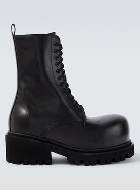 Balenciaga 巴黎世家 男士 Stomper 皮质靴子