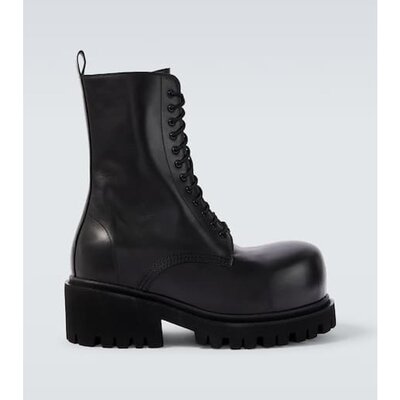 Balenciaga 巴黎世家 男士 Stomper 皮质靴子