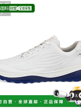 日本直邮ECCO 男士 LT1 系带无钉高尔夫鞋132264 11007白色