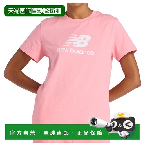香港直邮NEW BALANCE 女士T恤 9166687DOUBLEBUBBLE CO 粉红色
