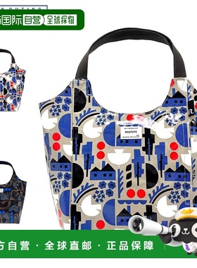 日本直邮ROOTOTE EU 圆形层压托特包女士A4 尺寸轻便蓝色3612