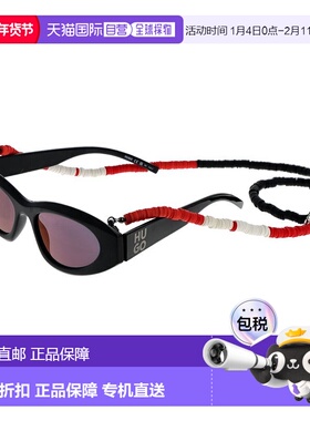 自营 Hugo Boss 中性太阳镜 - 黑色 美国奥莱直发猫眼户外眼镜