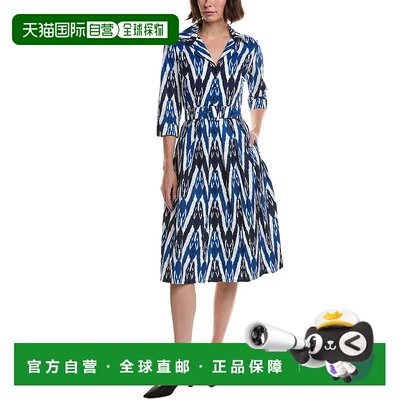 自营Samantha Sung Audrey #1 Shirtdress - blue 美国奥莱直发