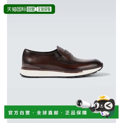 1h可退 香港直邮Berluti 伯尔鲁帝 男士 Fast Track 皮质乐福鞋