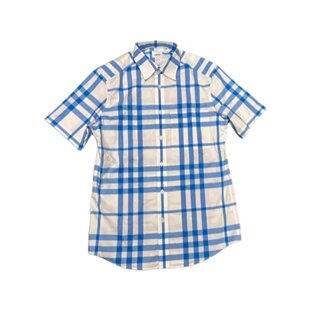 AW2024 BURBERRY 80929411 衬衫 蓝色 男士