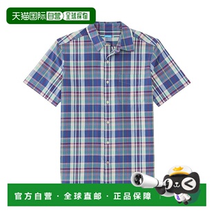 自营 J.McLaughlin Plaid Montauk Woven Shirt - blue 美国奥莱