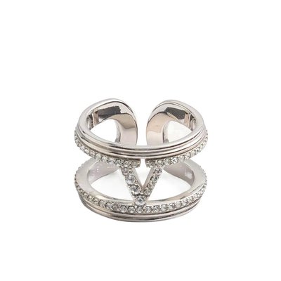 VALENTINO 女士戒指 WJ0Y58QEUDFH CO 银色