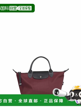 香港直邮LONGCHAMP 女士手提包 L1512HSR119 SS2026 酒红色 双提