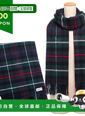 日本直邮Johnstons 围巾绿色多色女士 JOHNSTONS WA000056 KU0309