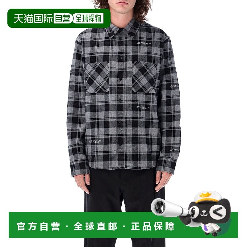 香港直邮OFF-WHITE 男士衬衫 OMGE030F23FAB0010800 AW2023