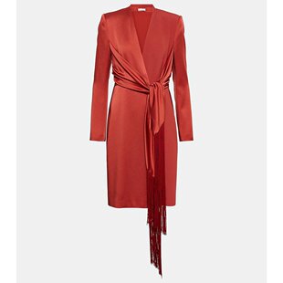 女士 麦斯玛拉 Maura 裹式 001379 潮奢 缎面迷你连衣裙 MaxMara