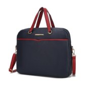 玫瑰公文包手提包 mia 海军蓝 美国奥莱 直发 collection