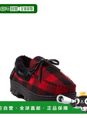 自营dearfoamsEZ Feet Men's Genuine Suede and Shearling Wool