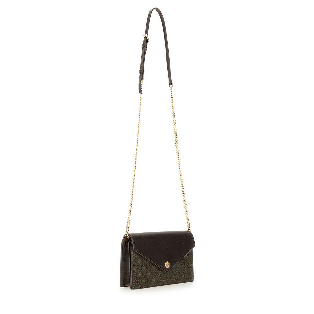 TORY BURCH 女士斜挎包 165018200 AW2025 棕色 信封链条钱夹