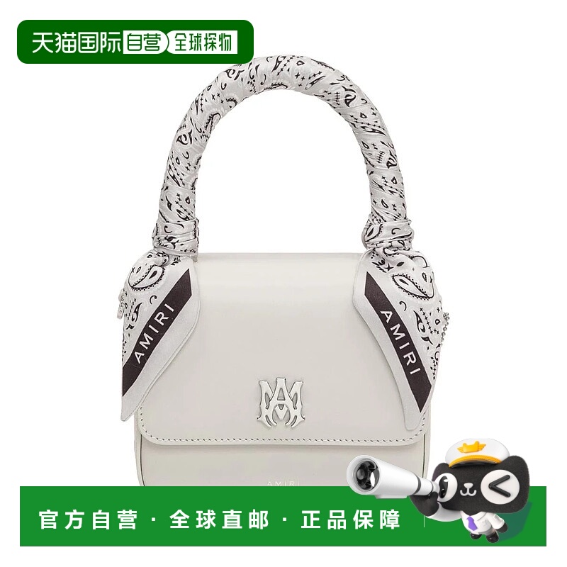 1h可退 香港直邮AMIRI 女士手提包 AWBGTH1011ALABASTER SS2025