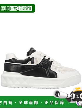 香港直邮VALENTINO 男士运动鞋 YS0G37WWAA01 CO 白色 系带低帮运