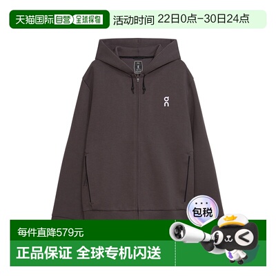 日本直邮On Focus Tech Zip Hoodie 男士功能性连帽卫衣昂跑
