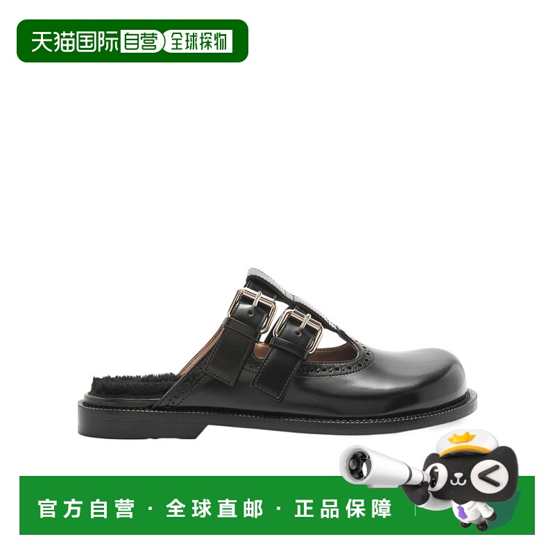 1h可退 香港直邮LOEWE 女士凉鞋 LLSC379X091100 SS2025 黑色