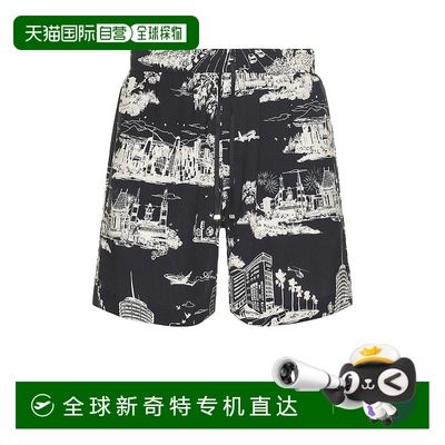 1h可退 香港直邮AMIRI 男士 LA Landmark 短裤 AMSHCA1051