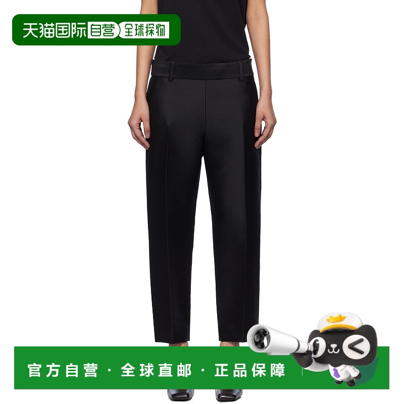 1h可退 香港直邮潮奢 KHAITE 女士 黑色 Cam 长裤 3161574