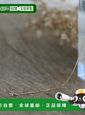 1h可退 日本直邮cui-cui0.1ct香槟钻石长链项链K10YG782883cuicui