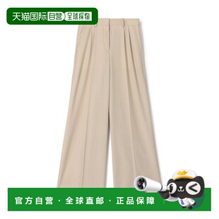 1h可退 日本直邮DES PRES 女士高腰褶皱裤 22045104008阔腿裤羊毛