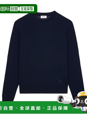 香港直邮CELINE 女士卫衣 RY0D7D06907MR SS2025 黑色长袖