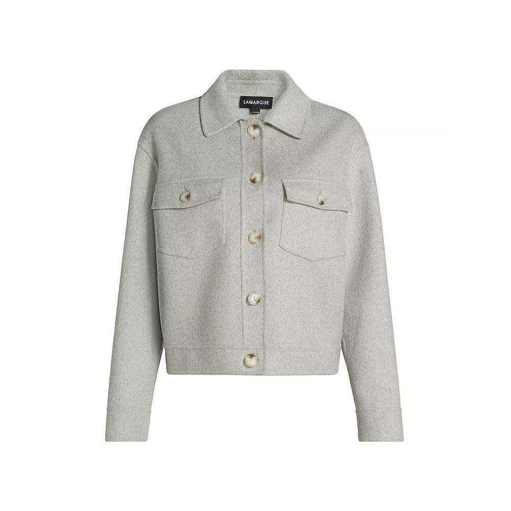 美国直邮LAMARQUE Christine 羊毛混纺短外套 女士时尚百搭夹克