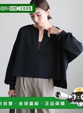 1h可退 日本直邮select MOCA 女士长袖钥匙领短款上衣 20001443