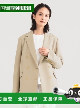 1h可退 日本直邮Demi-Luxe BEAMS 女装 宽松感 双排扣西装外套 平