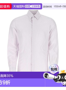 香港直邮Fendi 芬迪 男士 徽标长袖排扣衬衫 FS0585AI8P