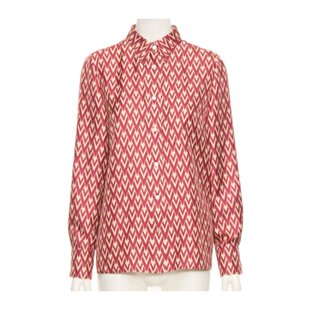 AW2025 BAB7Q190RCLT 花色 长袖 VALENTINO 衬衫 女士外套