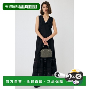 1h可退 日本直邮MOUSSY 女士蕾丝长款连衣裙 010ISS333451纯棉