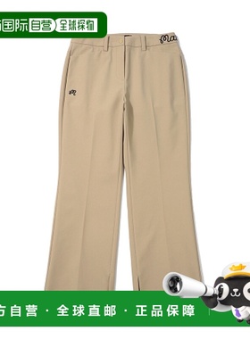 韩国直邮MALBON GOLF 女士女装休闲裤M4322PPT11BEI Semi Bootscut