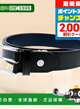 日本直邮Orobianco 腰带 男子牛皮革 皮革 ORB-010802 D BK 黑色