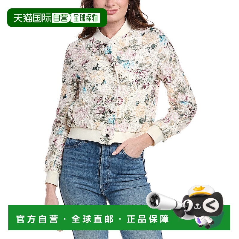 自营 Nanette Nanette Lepore Lace Jacket - ivory multi 美国奥