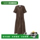 女士连衣裙 A103013710730925 SS2026 香港直邮GANNI 棕色 Dress