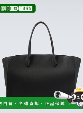 1h可退 香港直邮The Row 男士 Marlo 17 皮革手提包 green绿色 舒