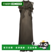 green绿色 1h可退 舒适 荷叶边长裙 2507841 香港直邮Sacai 女士