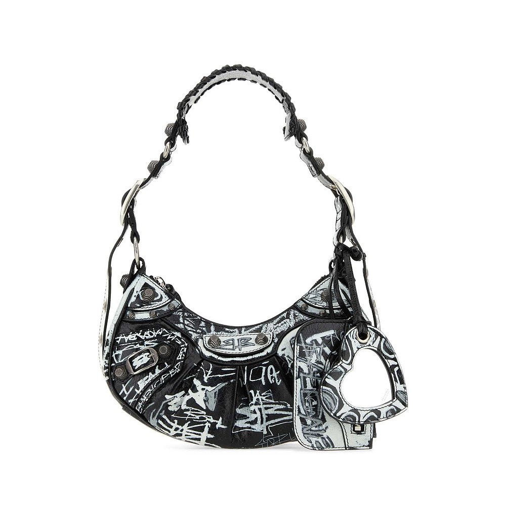 BALENCIAGA 女士斜挎包 671309210G61090 CO 黑色
