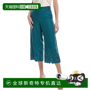 york拉斐特148纽约洛克菲勒亚麻长裤 自营 new lafayette 绿 148