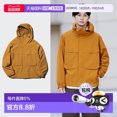 日潮跑腿UNIQLO优衣库26春夏新款男装女装防风连帽外套夹克482213
