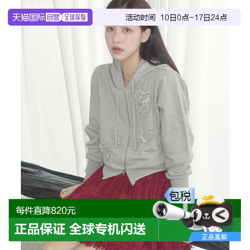韩国直邮SINOON新款韩式小清新复古气质少女日常卫衣SN2E3TH001MG